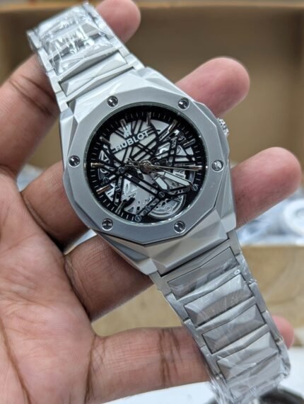 HUBLOT SPIDER SILVER  ( Radium Active)